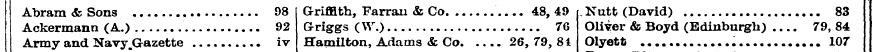 Abram & Sons 98 Griffith, Farrau & Co .....