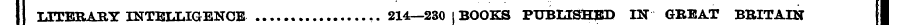 IJTBRABY INTEULIGENOB ..214—230 BOOKS PU...
