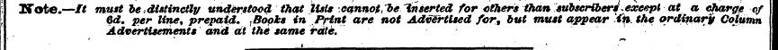 ; ) K"ote.—It mu 6 st d. be per dist lin...