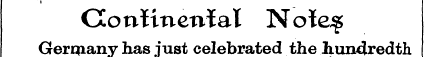 t Continental Nofc$ Gerqiany BB^BT ¦ BMP...
