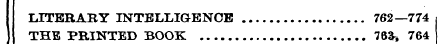 LITERABY INTELLIGENCE 762—774 THE PRINTE...