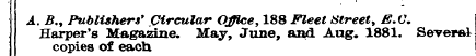 A. B., Publishers* Circular Office, 188 ...