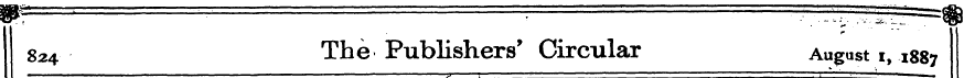 824 The Publishers' Circular August i, 1...