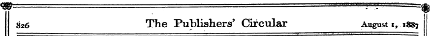 826 The Publishers' Circular August 1, 1...