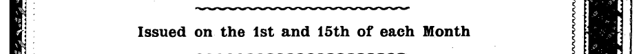 H: mt m\ Issued on the 1st and 15th of e...