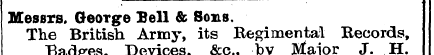 Messrs The . British George Bell Army & ...
