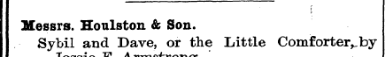 Messrs. Houlston & Son. Sy Jessie bil an...