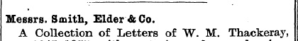 k Messrs. Smith, Elder & Co. ^ A bp.^ Co...