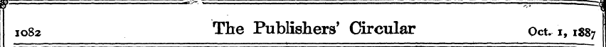 p ¦=— ; ; -g =a IO82 The Publishers' Cir...