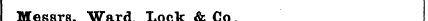 Messrs. Ward, Lock & Co. ¦ Praed • * ' -...