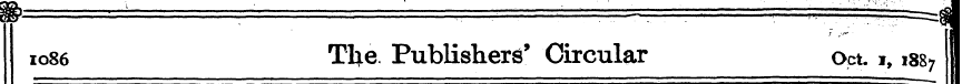 1086 Tlie Publishers' Circular Oct. i, 1...