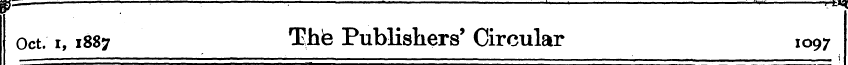 p—.—¦ • : — ' — ' rfc«^ Oct. i, 1887 Thf...