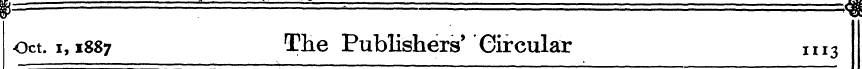 r- . - • • - — « Oct. i, 1887 The Publis...
