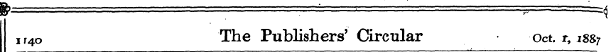 , , 4O The Publishers' Circular Oct. r, ...