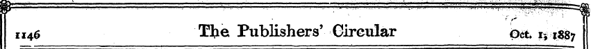n46 The, Publishers' Circular o& tpi$&7