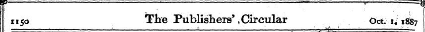 r ' :—— ¦ ,— ,—= 8 1150 ¦ The Publishers...