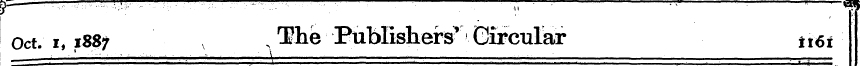 Oct. i, iSfy v , Ti^he PubKshers^ Circul...