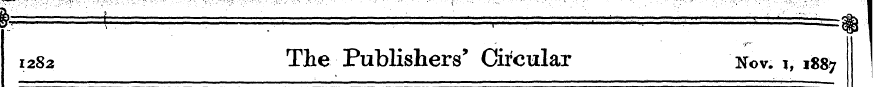 1282 The Publishers' Circular Nov. i, 18...