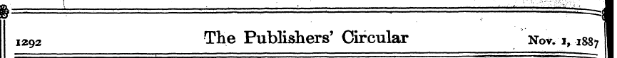 i2 92 The Publishers' Circular Nov. i, 1...