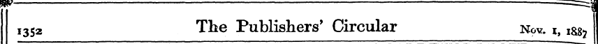 ,352 The Publishers' Circular Nov. t, i%...