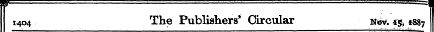 f . .. 1 I4O4 The Publishers' Circular n...
