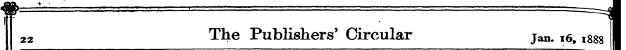 f • - H 22 The Publishers' Circular Jan....