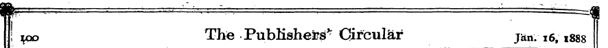 ; jpo The PubKshers^ Circular j&n. - 16;...