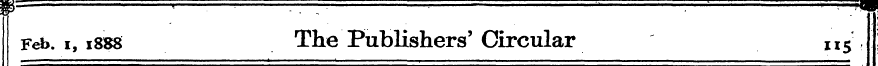 11 ' ¦ ¦ ¦ ¦: ' ¦. 7 Feb. i, 1888 The . ...