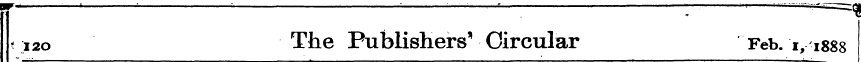 — —' ——— : ••' "—q • i2o The Publishers"...