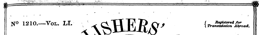 N° 1210—Vol. LI. ¦ Q' {fJ SSSSSfH^. G.^J...