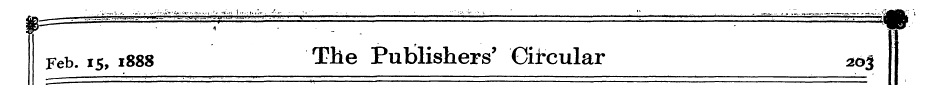 Feb. 15, 1888 The Publishers' Circular 2...