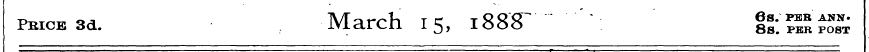 peice 3d. March 15, i888~ ' ": It'SS SS