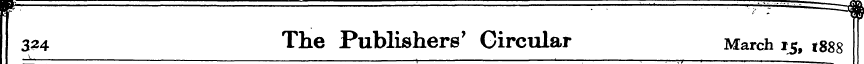 324 The Publishers' Circular March 15, t...