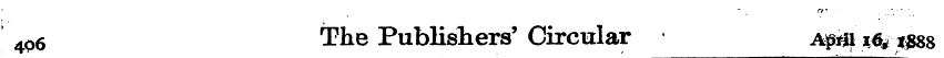 ¦ ¦¦ r >' .. " 4 p6 The Publishers' Circ...