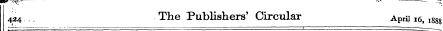 424 The Publishers' Circular April 16, 1...