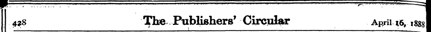 f 4z8 The. Publishers , ' Ciretilar ' Ap...