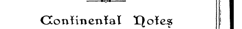 Continental I)ofes ! I