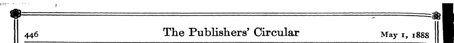 ^6 The Publi sh ers' Circular May i, 188...