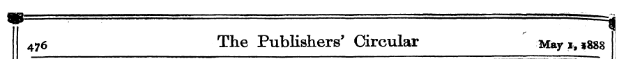 47 6 The Publishers' Circular Mayi, *888