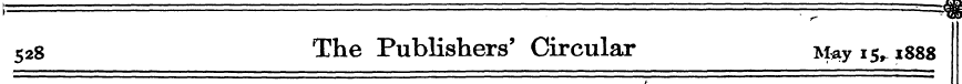 528 The Publishers' Circular M«y i S ^ ,...