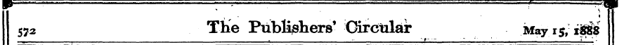 v 572 The .; Publishers . * Circular ., ...