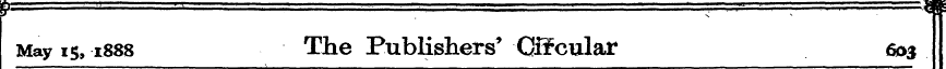 v- " ¦ ¦ ' ¦ . *\. < May is, 1888 The Pu...