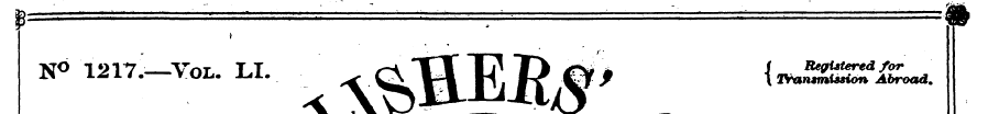 NO 1217.—Vol. LI. Q^H EH ' { i*J%££?&<»*...