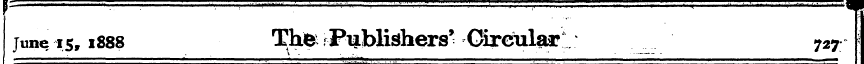 june 15,1S88 ThferPublishers' Girculaar ...
