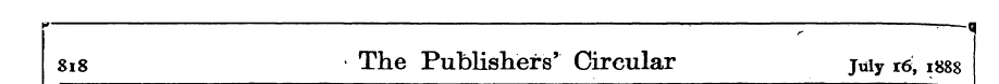818 The Publishers' Circular juiy r6, 18...