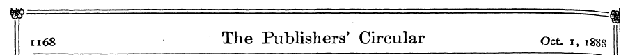I n68 The Publishers' Circular Oct. i, m...