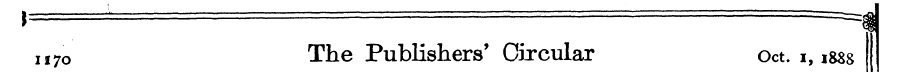 II7O The Publishers' Circular Oct. i, 18...