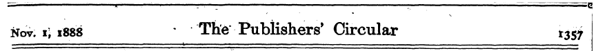 =" """ i " . - .—_ —— c N Nov. i; 1888 *...