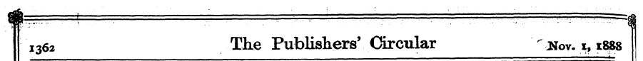 i 3 62 The Publishers' Circular " Nov. i...
