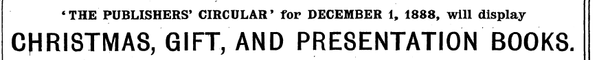 • THE PUBLISHERS' CIRCULAR' for DECEMBER...